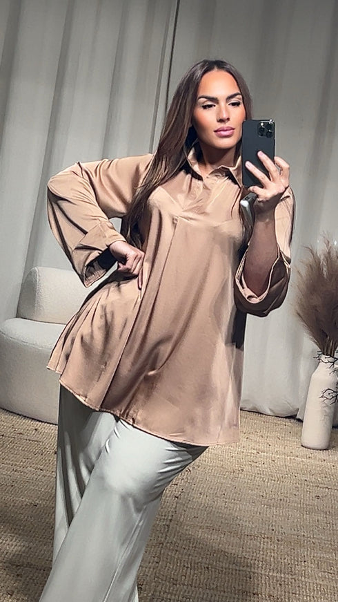 Chemisier satiné ENA