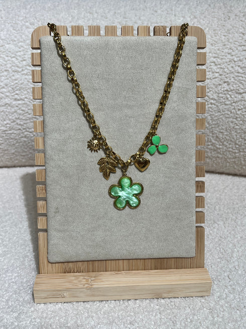 Collier multiples pendentifs bijoux