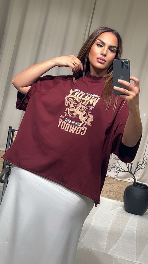 T-shirt oversize TEXAS