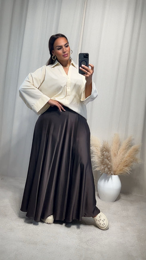 Jupe RAZZIKA satinée