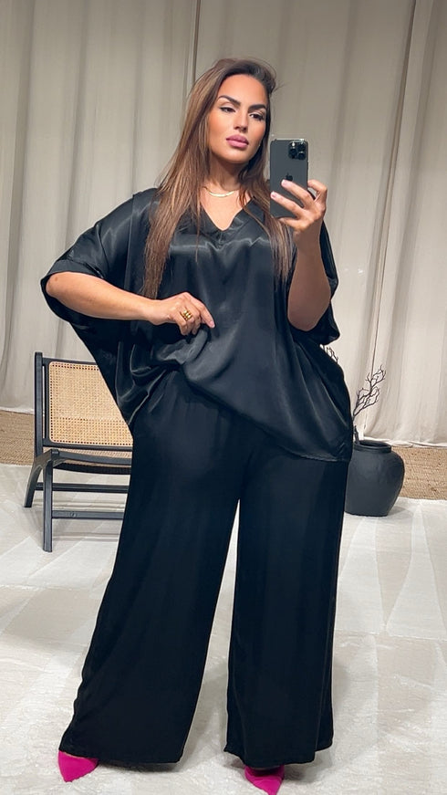 Pantalon satiné ARIANA