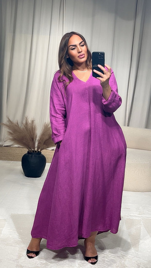 Robe LINA manches longues