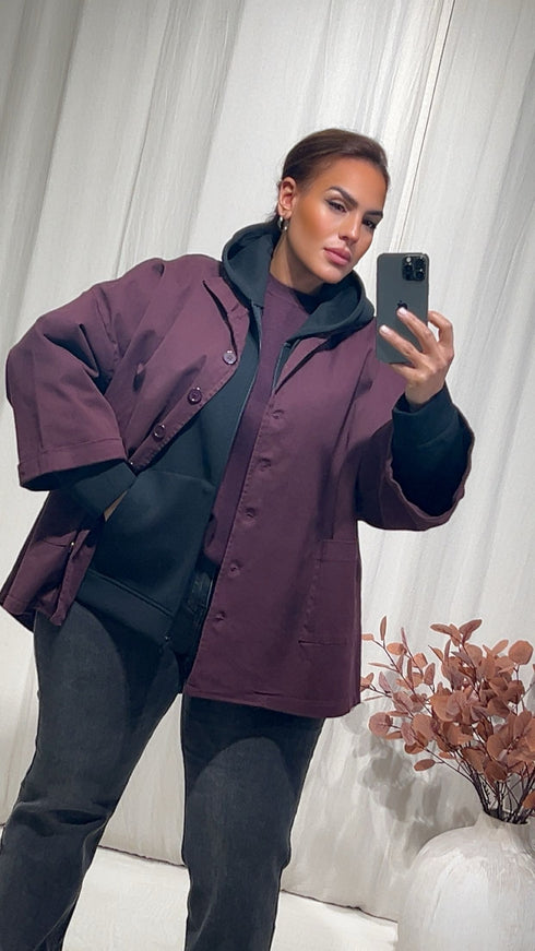 Sweat oversize court MINA