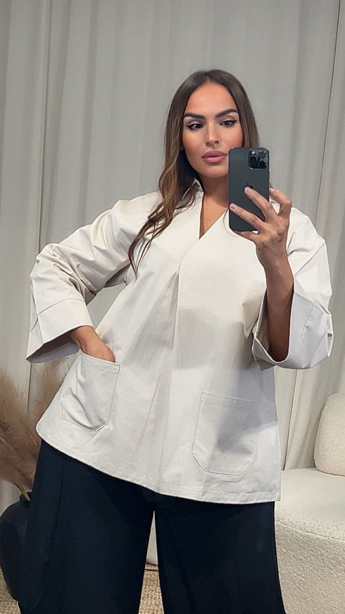 Blouse à poches FATIMA
