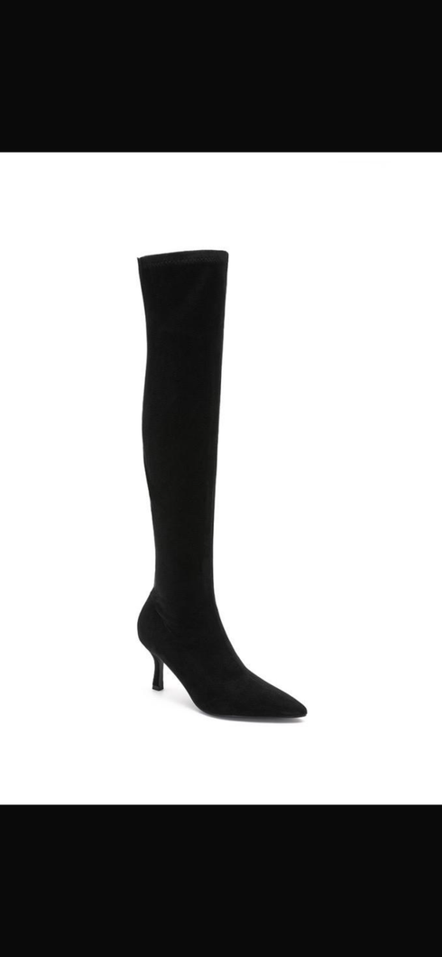 Cuissardes en suédine chaussures