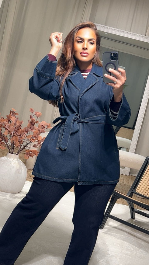 Veste jean brute LÉNA