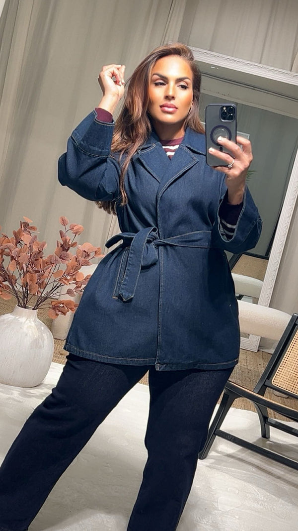 Veste jean brute LÉNA