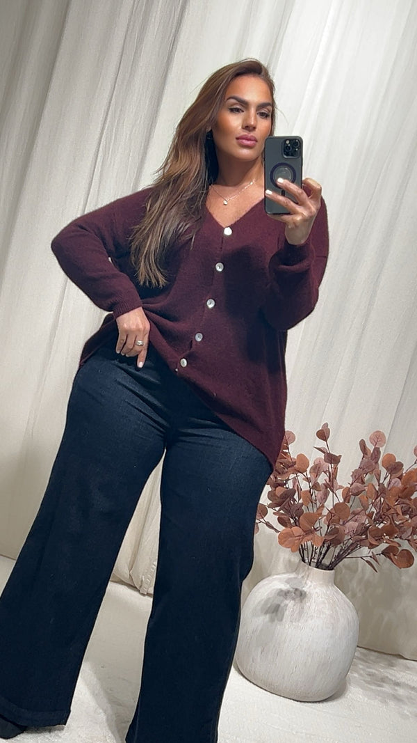 Cardigan oversize Alpaga ALYA