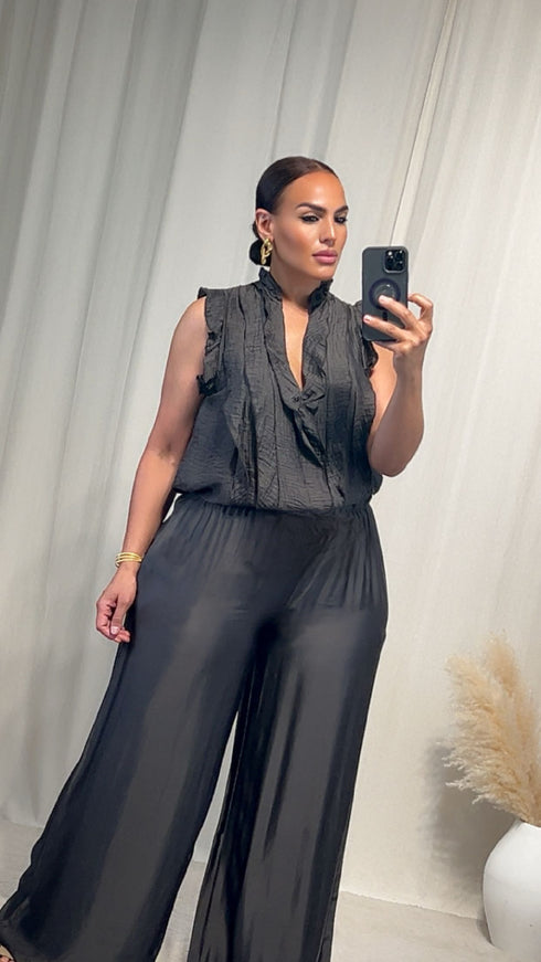 Pantalon satiné RANIA