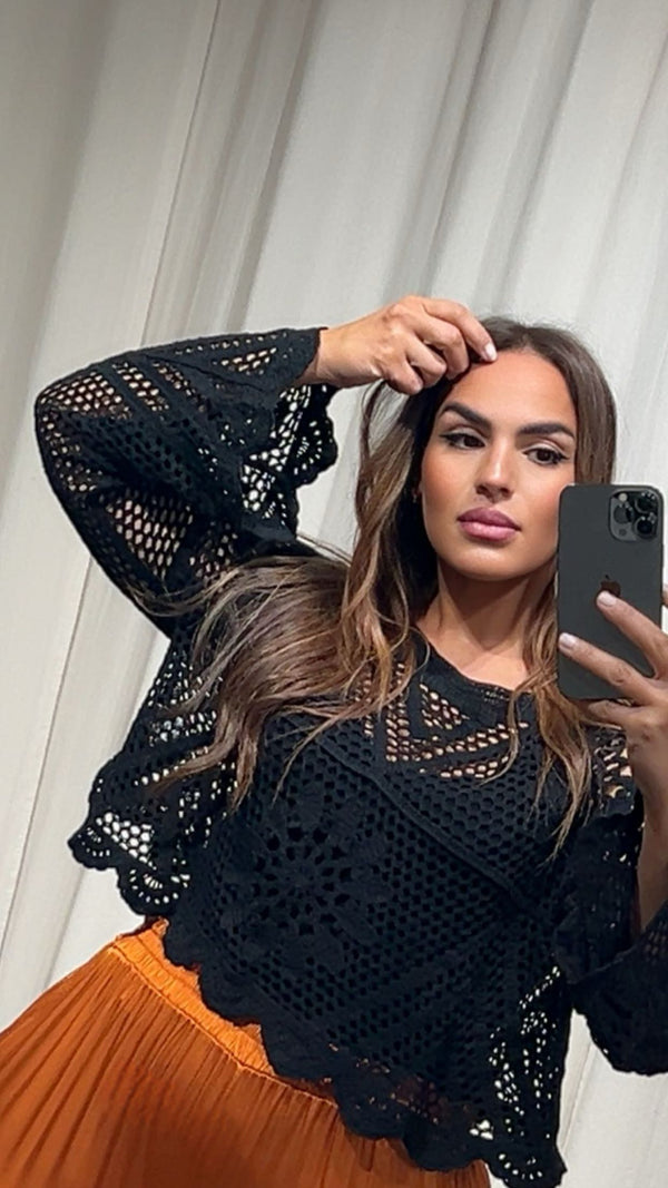 Haut en crochet large ZOÉ