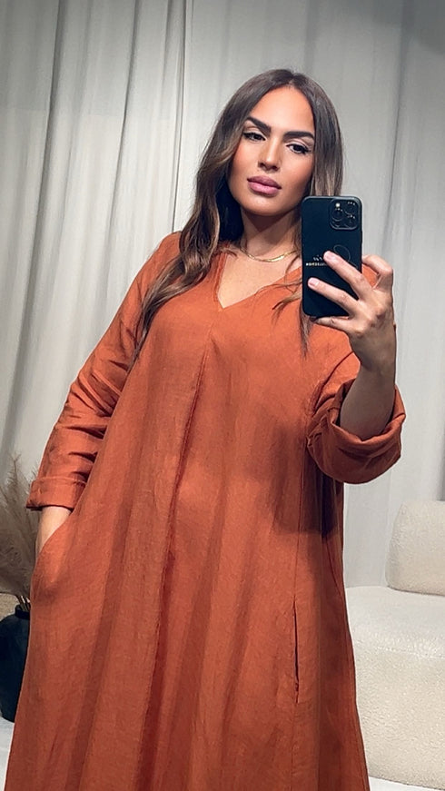 Robe LINA manches longues