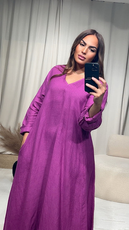Robe LINA manches longues