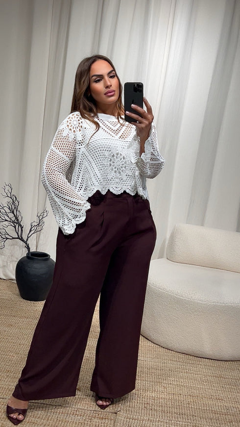 Haut en crochet large ZOÉ