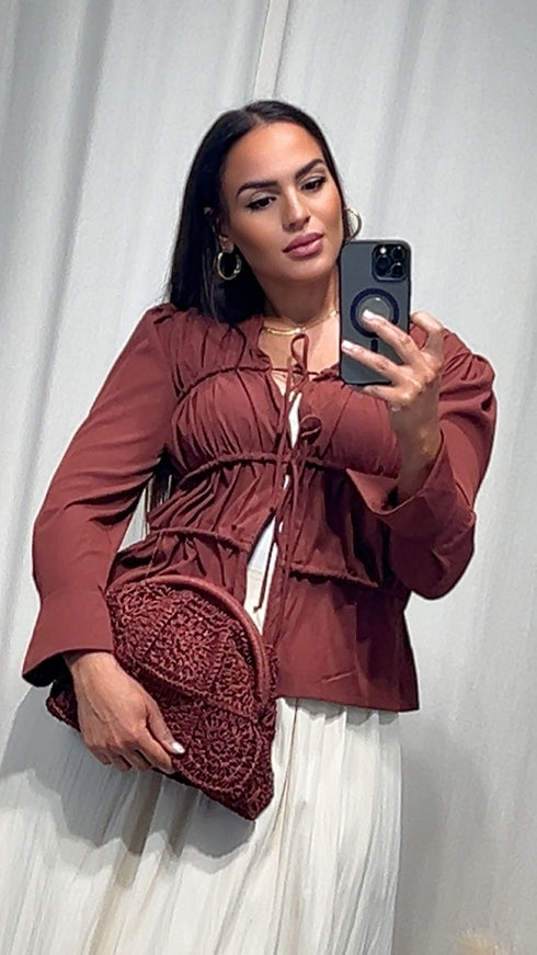 Haut a noeud SUZANNE