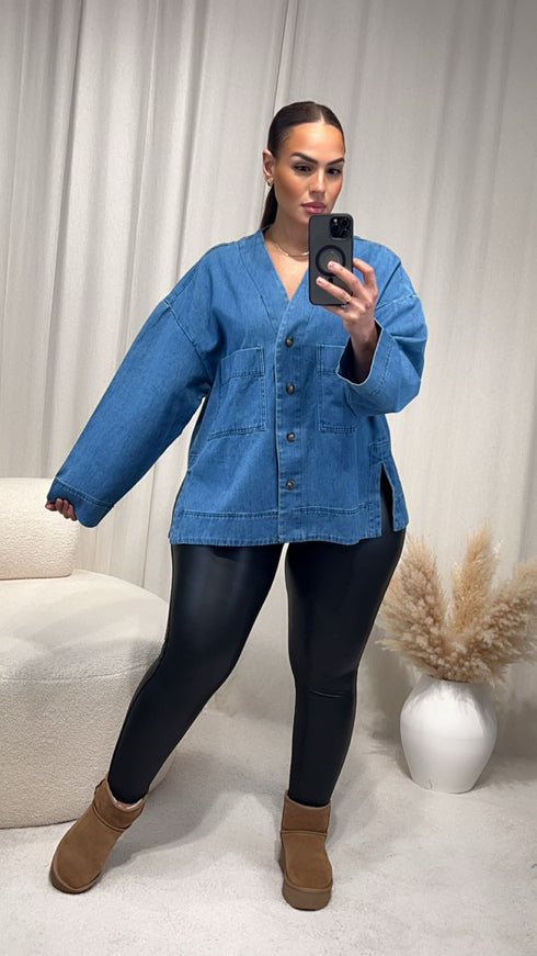 Leggings similicuir mate