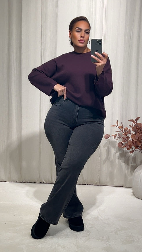 Pull AGNIES bordeaux