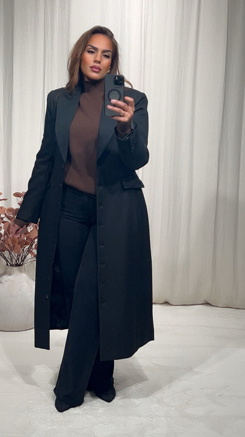 Veste de tailleur longue JADE