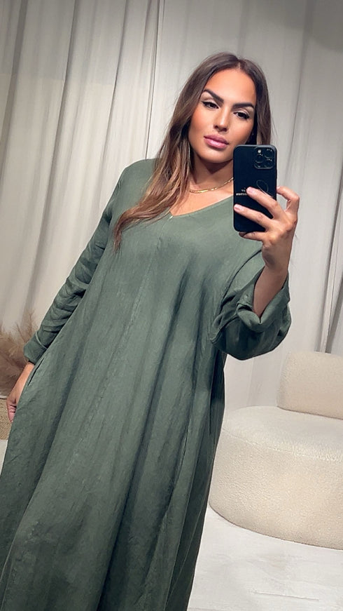 Robe LINA manches longues