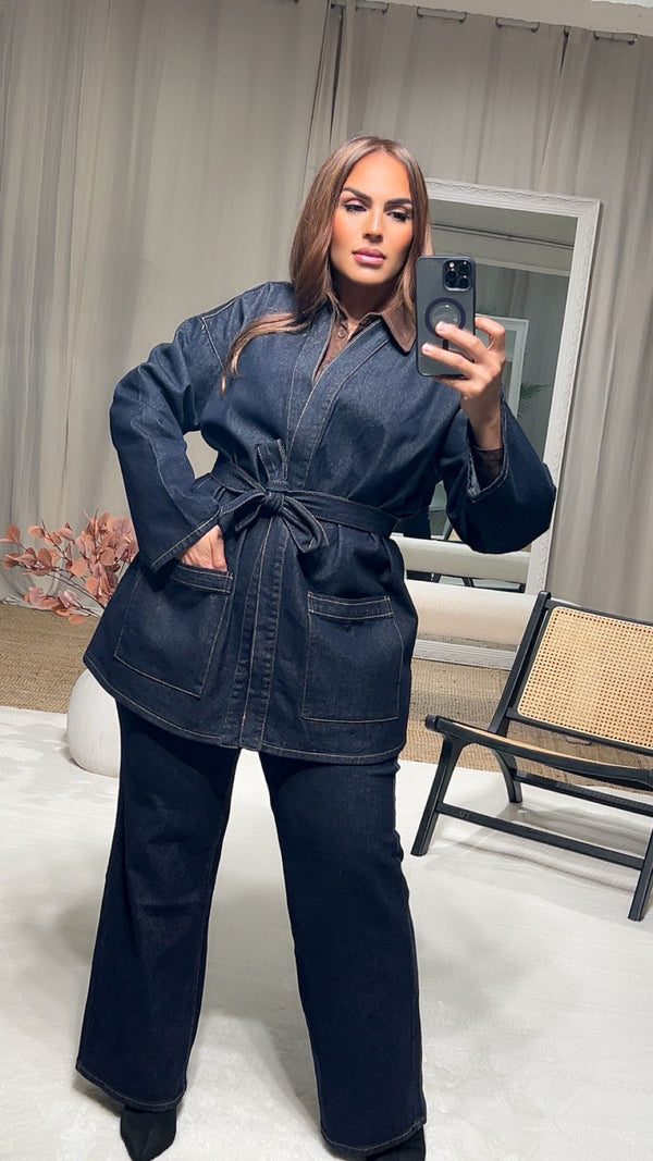 Veste jean brute CHARLOTTE