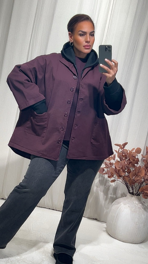 Sweat oversize court MINA