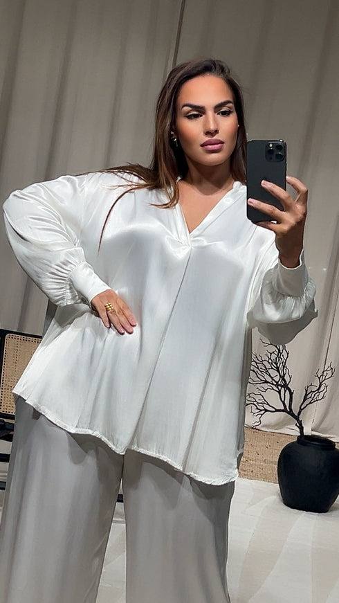 Blouse satinée ARIANA