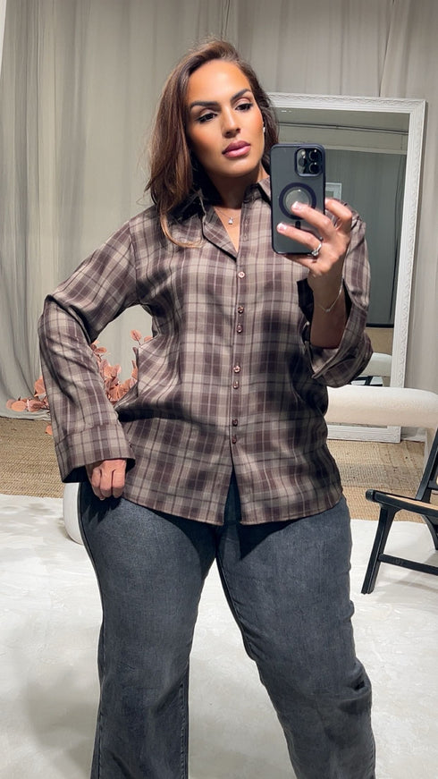 Chemise à carreaux EMMA