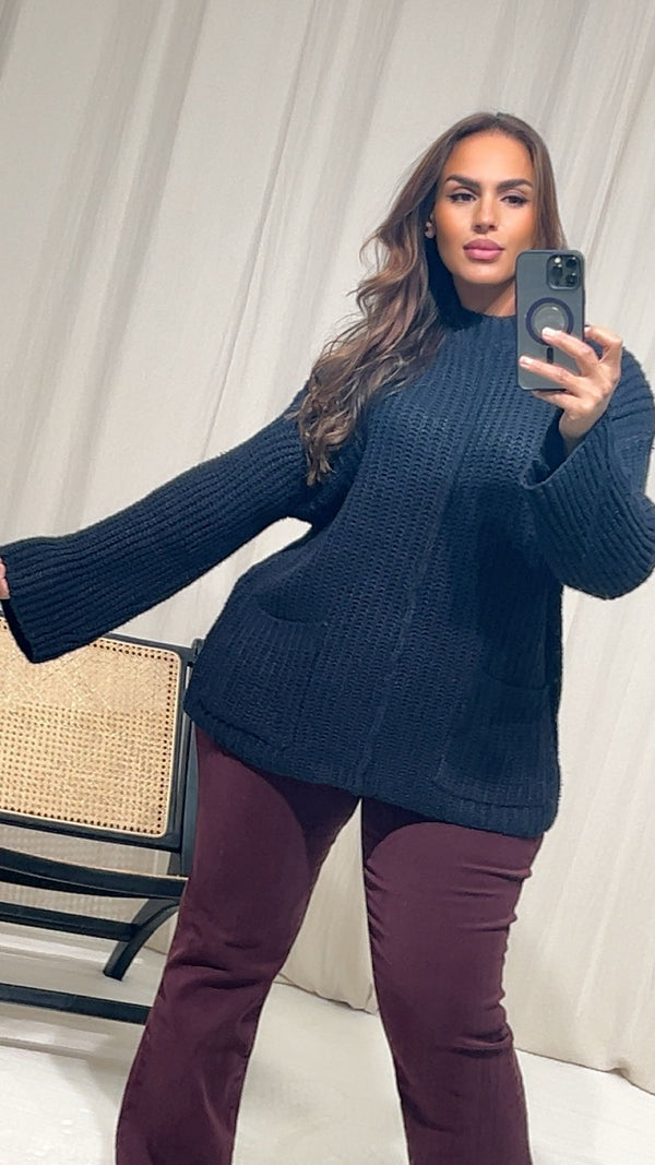 Pull maille crochet LIVIA