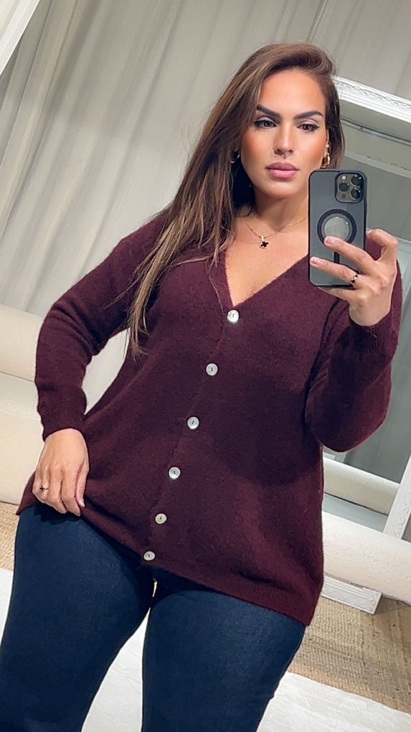 Cardigan oversize Alpaga ALYA