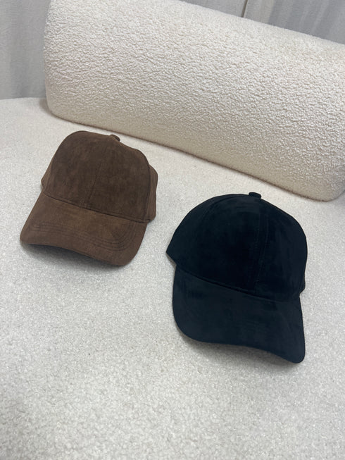 Casquette en suédine