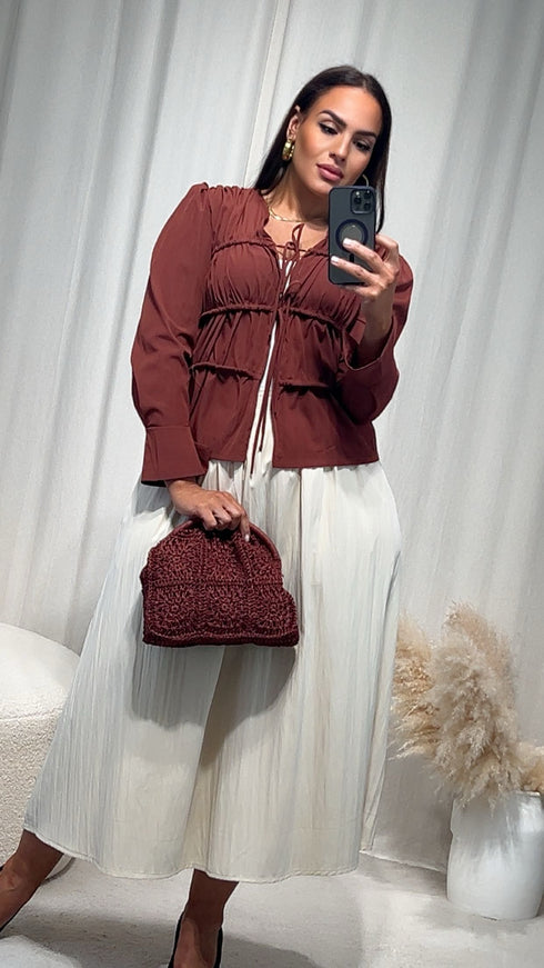 Haut a noeud SUZANNE