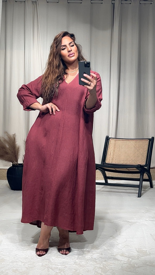 Robe LINA manches longues