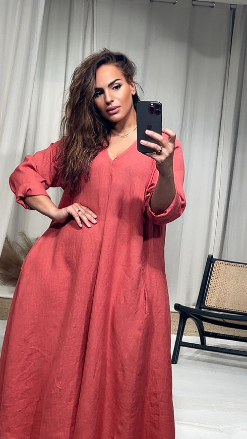 Robe LINA manches longues