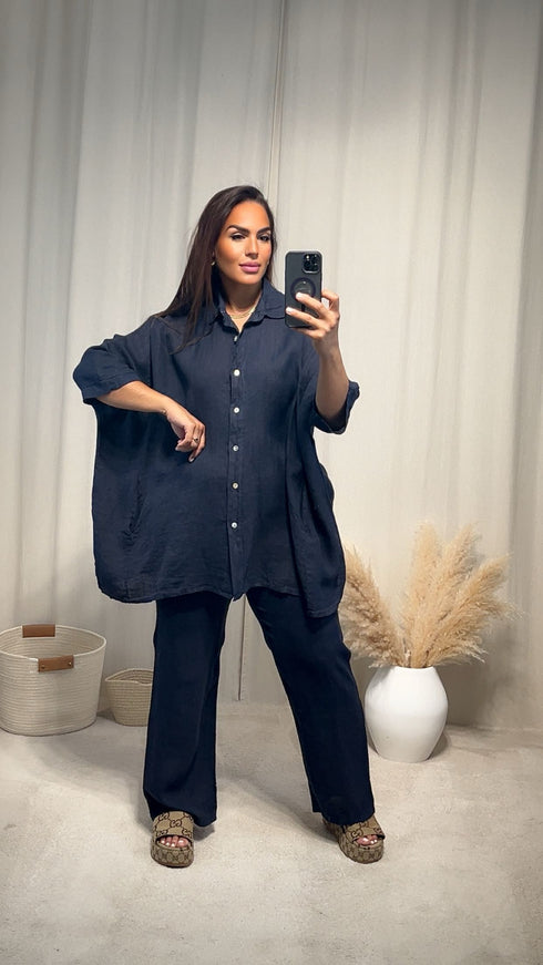 Pantalon d’ensemble NILA lin