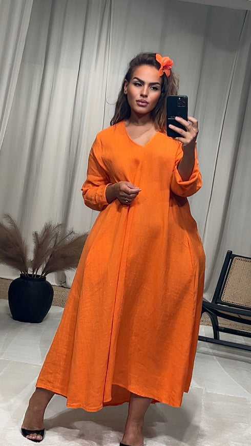 Robe LINA manches longues