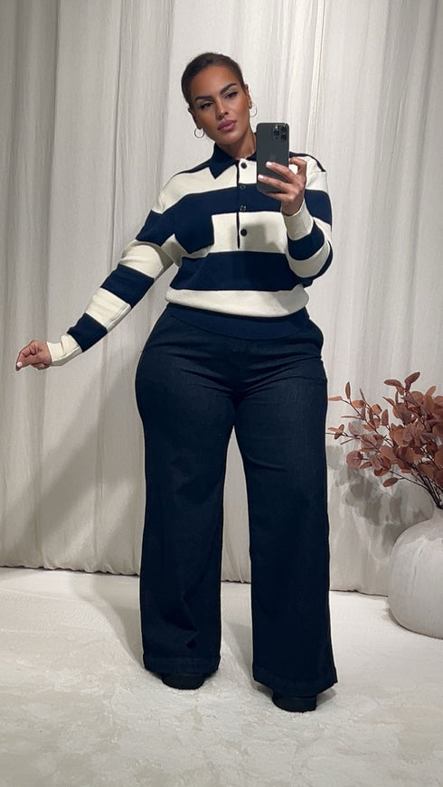 Jean jogging brute VIOLETTE