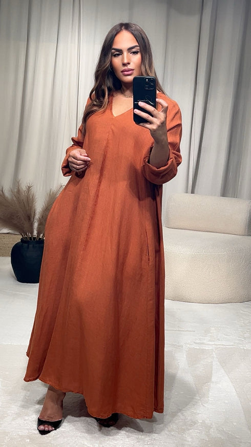Robe LINA manches longues