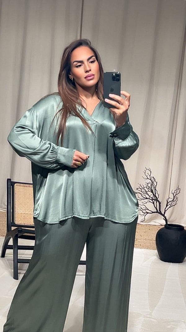 Blouse satinée ARIANA