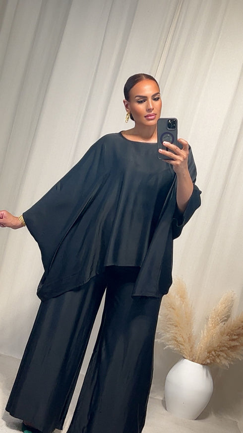 Pantalon satiné RANIA