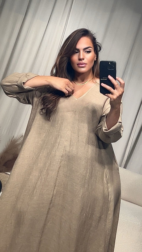 Robe LINA manches longues