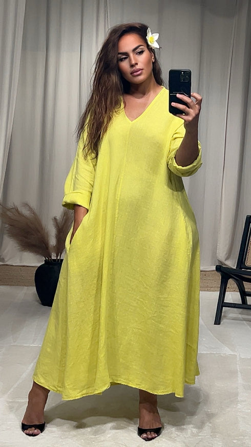Robe LINA manches longues