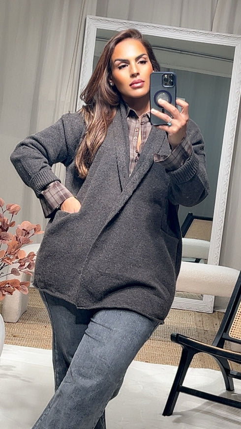 Gilet oversize AMBRE