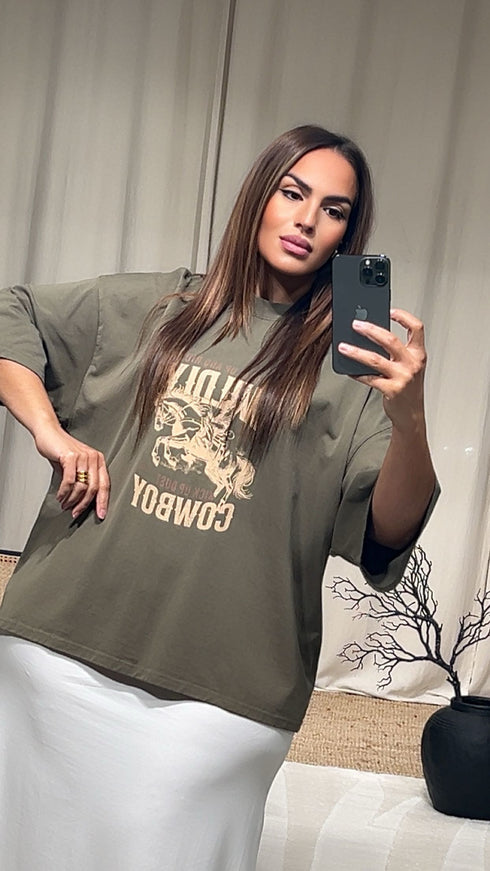 T-shirt oversize TEXAS