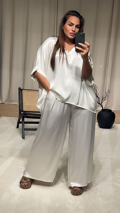 Pantalon satiné ARIANA