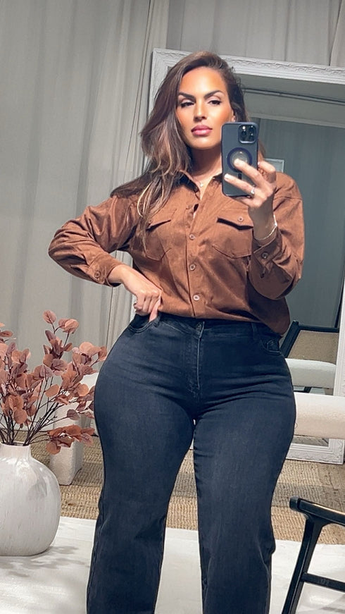 Chemise suédine ALICIA