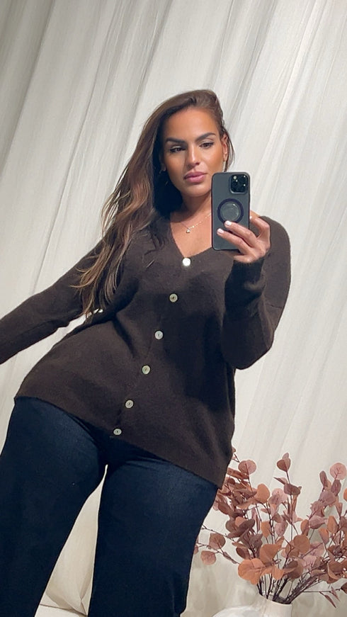 Cardigan oversize Alpaga ALYA