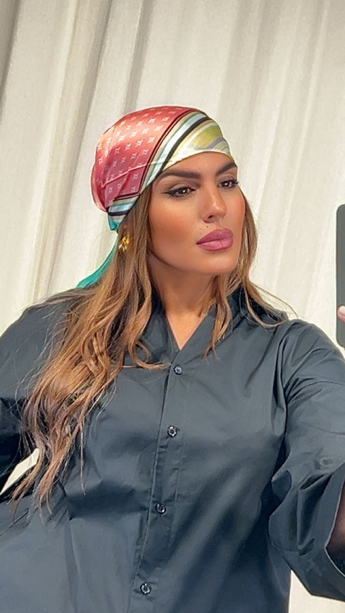 Carré de soie LOU foulard