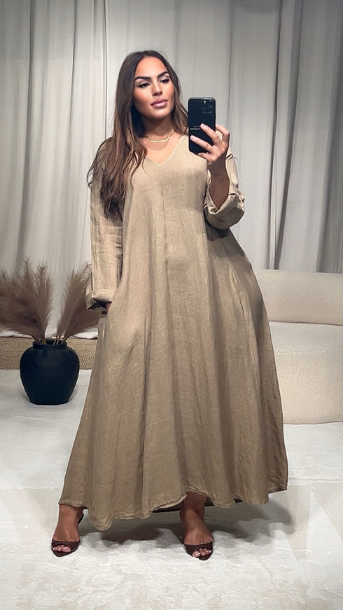 Robe LINA manches longues