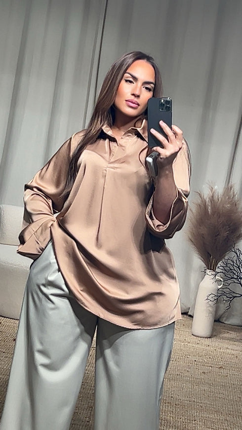 Chemisier satiné ENA