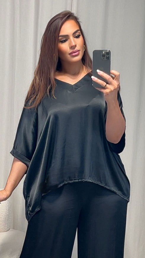 Haut satiné ARIANNA