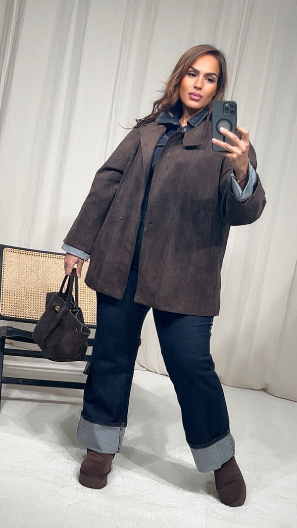 Veste suédine NAURA